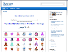 Tablet Screenshot of goglogo.info